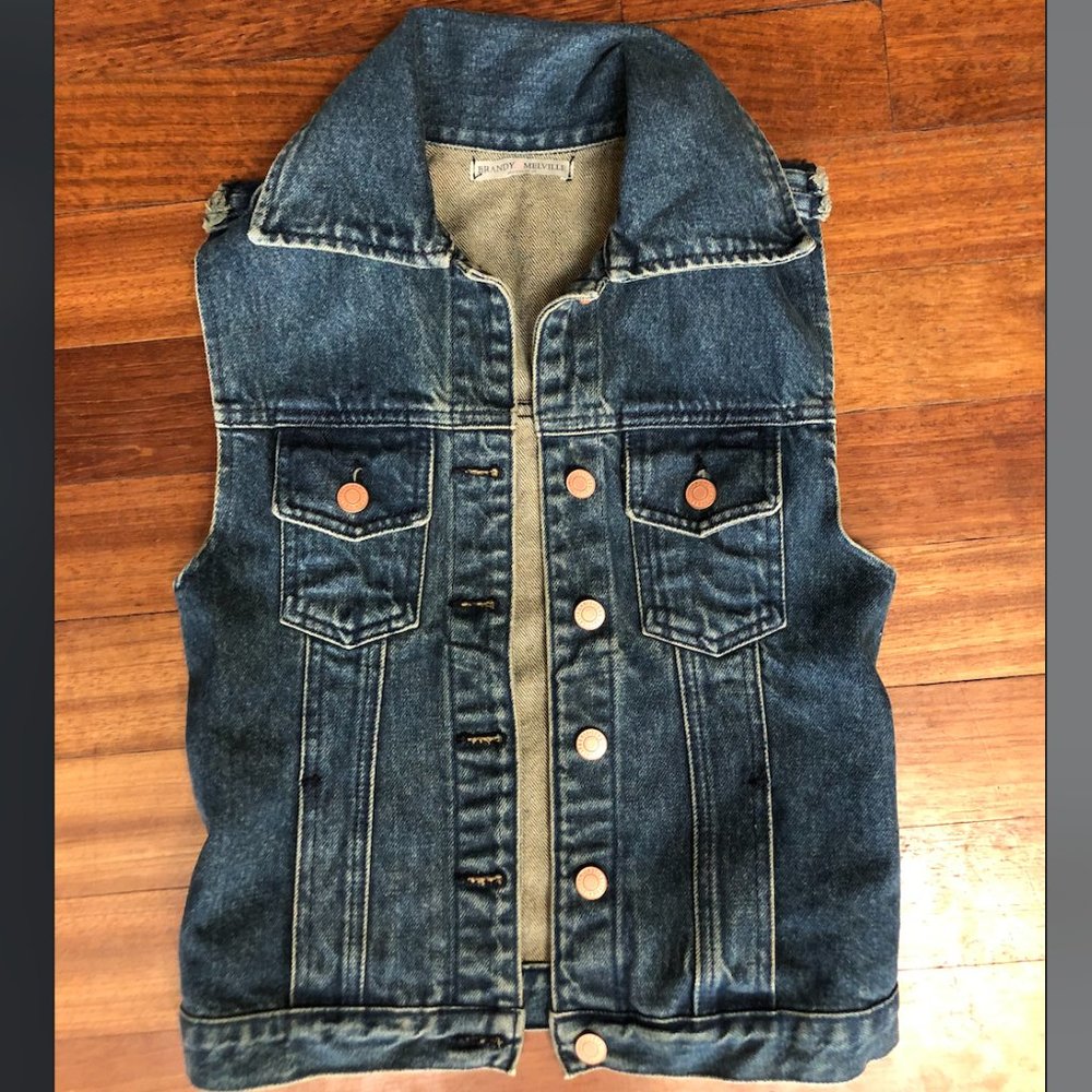 Brandy Melville Jean Jacket vest